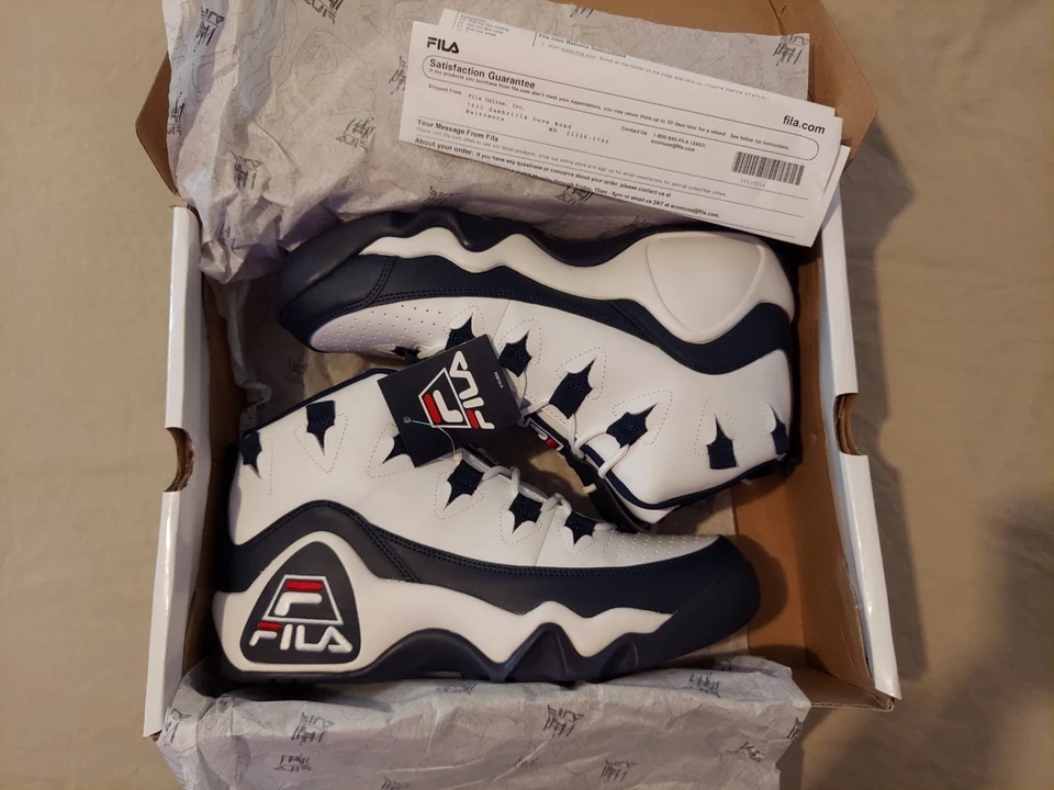 Mens Fila Grant Hill 1 Navy Blue 11 OG Sneakers Shoes Method Man Wu Tang