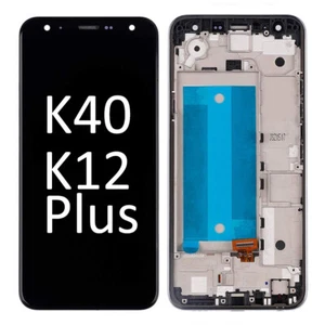 LG K40 / K12 Plus LCD Screen & Touch Screen /W Frame Assembly Replacement X420 - Zdjęcie 1 z 2