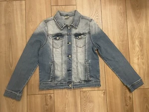 zara girls BASIC DENIM JACKET - Picture 1 of 5