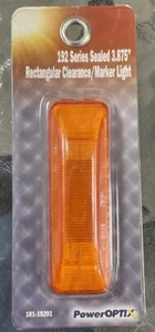 Rectangle Clearance/Marker Light Trailer 192 Series Sealed 3.875” 101-19291 New - Picture 1 of 2