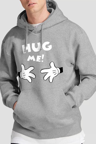 Felpa con cappuccio uomo Mickey Mo Hug Me San Valentino S 2XL atletica erica