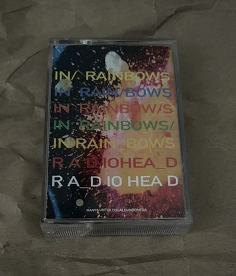Radiohead In Rainbows 2007 Cassette EMI XL Recordings Indonesia Pressing Tape EX - Image 1 of 4