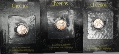 LOT OF 3 CHEERIOS PENNIES 2000-P - Image 1 of 4
