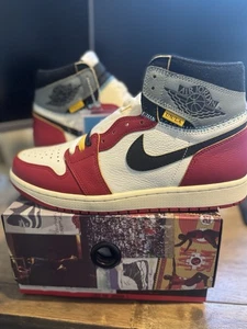 Union LA Air Jordan 1 OG SP High Chicago Shadow Size 9.5M / 11W Sneaker Shoe New - Picture 1 of 23