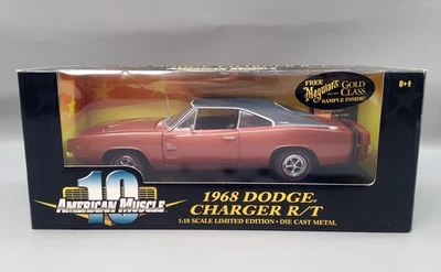 1968 Dodge Charger R/T 1:18 Scale Diecast By Ertl American Muscle #36573 - Image 1 of 4