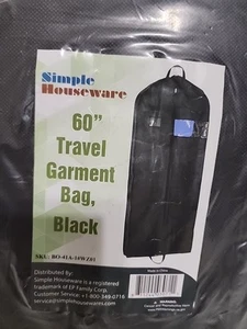 Simple Houseware 60-In. Travel Garment Bag with Pocket for Dresses Coats FREE ✈️ - Picture 1 of 4