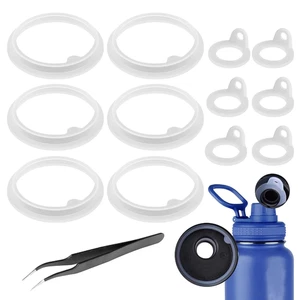 13 Pcs Water Bottle Lid Gasket Replacement for Takeya Actives 18Oz 22Oz 24Oz 32O - Picture 1 of 12