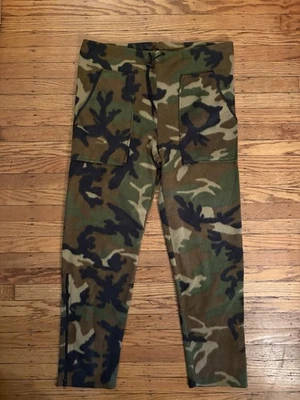 Vintage Winchester Camo Fleece Ankle Zip Pants Size Med - Image 1 of 4