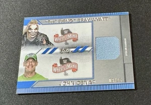 2021 Topps WWE Undisputed Match-Up Mat Relic Bray Wyatt & John Cena Patch 8/25 - Bild 1 von 3