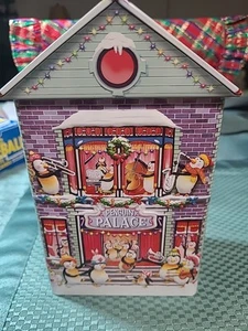 Vtg. Tin Penguin Palace - Picture 1 of 14