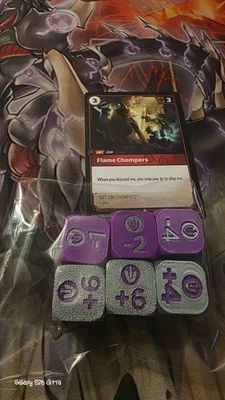 Juego de dados marcadores de poder Riftbound personalizados Foto 1 de 4