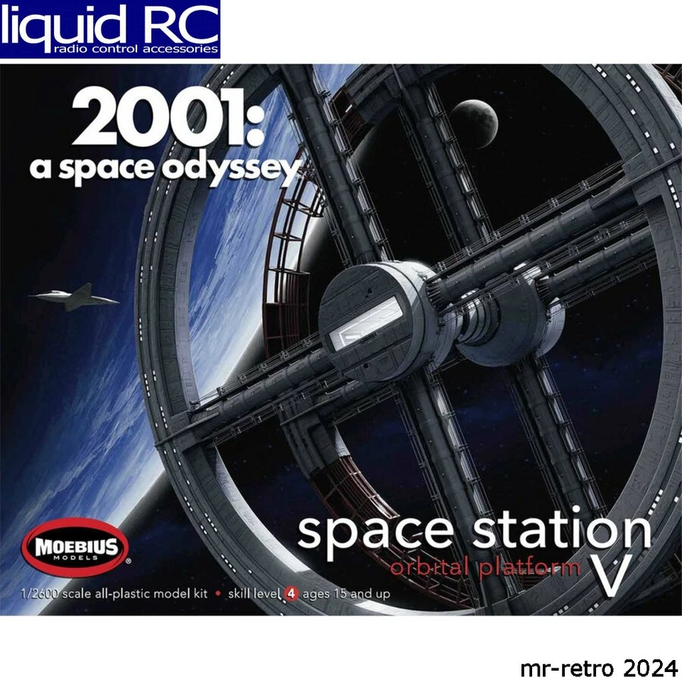 Moebius Models 2001-6 2001: Space Station V 1/2600 Scale Plastic Model Kit - Image 1 of 1