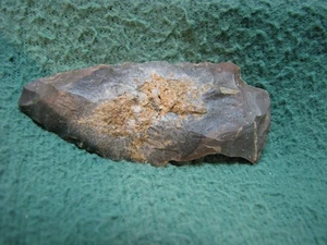 Artefacto punta de flecha nativo americano 2 1/2" cabeza de flecha Ohio River Valley Indiana - Imagen 1 de 2