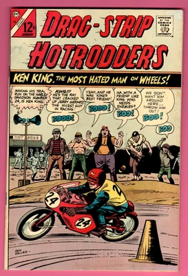 Drag-Strip Hotrodders # 13 (7.0) 1/1967 Charlton 12c Silver-Age Car Comic  🏎️ - Image 1 of 4