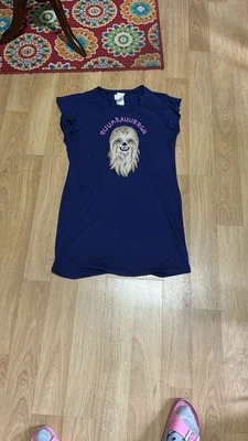 Camisa para dormir Chewbacca Star Wars para mujer con mangas aleteadas talla pequeña usada en excelente estado Foto 1 de 4