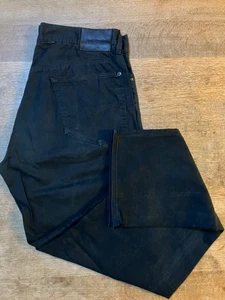 Paul Smith Jeans COTTON black trousers pants 32" Regular Levis 501 Button Fly /2 - Picture 1 of 7