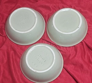 Vintage TST Taylor Smith Taylor Chateau Buffet Müslischale 6" grün/elfenbein 3 Stück - Bild 1 von 8