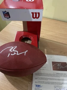 Tom Brady Signed Auto Wilson NFL Football w/ JSA Hologram/LOA - Picture 1 of 8