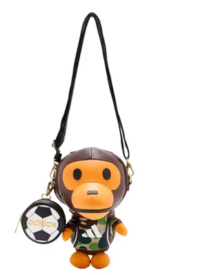 [JZ7448] Bolso Adidas Bape Milo Marrón *NUEVO* Foto 1 de 4