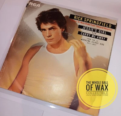 Rick Springfield - Jessie's Girl / Carry Me Away 7" 45rpm - Image 1 of 4