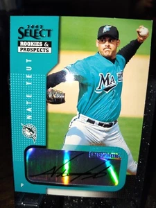 Nate Teut 2002 Select Autograph Florida Marlins - Picture 1 of 2