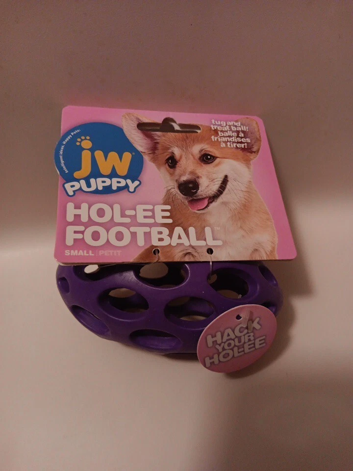 Игрушка-головоломка JW Puppy Hol-ee Football Tug and Treat мяч для маленьких собак и щенков - Изображение 1 из 1