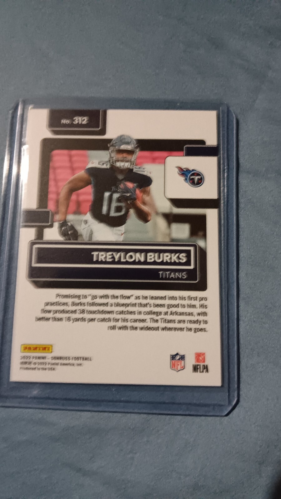 2022 Panini Donruss - Rated Rookie Press Proof Premium #312 Treylon Burks (RC)