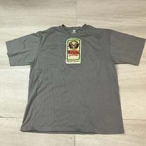 Jagermeister Logo & Bottle Label Grey T-Shirt Size XL - Picture 1 of 5