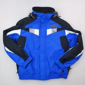 Stryke Jacket Mens Extra Large Blue Black Spyder Insulated Ski Coat Outdoor - Picture 1 of 20