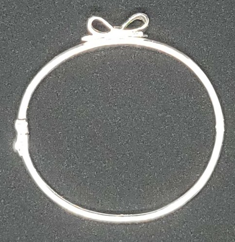 Cerniera Kate Spade New York Classica Bracciale Arco Sottile Tono Argento