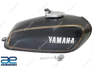 Petrol Gas Fuel Tank With Chrome Lid Cap & Tap For YAMAHA RX100 RX125 ECs - Foto 1 di 9
