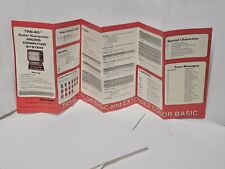 TRS-80 Radio Shack  Tandy Micro Computer Start-up Instruction Pamphlet Manual
