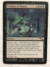 MTG 1x Promise of Power Mirrodin Modern Magic the Gathering Card x1 HP
