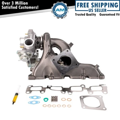 Turbocompressor com coletor de escape compatível com 03-09 Chrysler PT Cruiser 03-05 Dodge Neon - Imagem 1 de 4