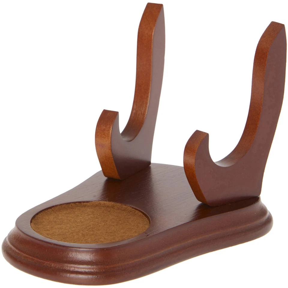 Bard's Platillo Elevado Nogal MDF Taza y Soporte para Platillo, 4" H x 4.25" W x 6" D Foto 1 de 4