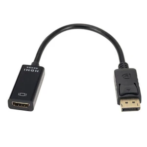 DP Display Port to HDMI Adapter (Male to Female) for Dell HP 4K 60hz New - Afbeelding 1 van 6