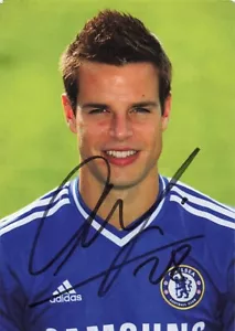Cesar Azupilicueta UH FC Chelsea Span oryginalny sign podpisana karta z autografem 2978 G /4 - Zdjęcie 1 z 1