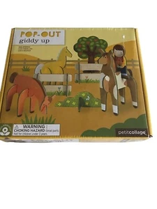 Pop-Out 3D Giddy Up Playset With 26 Pieces For Assembly Eco-Friendly Design - Picture 1 of 7