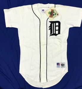 Detroit Tigers Russell Athletic Authentic MLB Baseball Jersey Shirt 1990s NEW - Picture 1 of 3