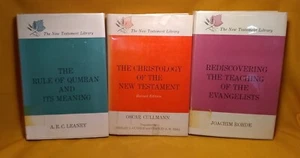New Testament Library Westminster Press Christology Evangelist Qumran 3 HCDJ lot - Foto 1 di 13