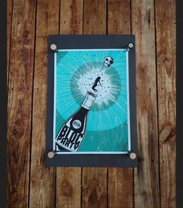 Original Bloc Party 2007 Crystal Ballroom Todd Slater Silkscreen Print Poster - Picture 1 of 6