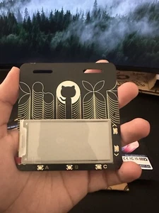GitHub Universe '24 Hackable Badge - built in 2.9" E Ink® display (296 x 128px) - Picture 1 of 3