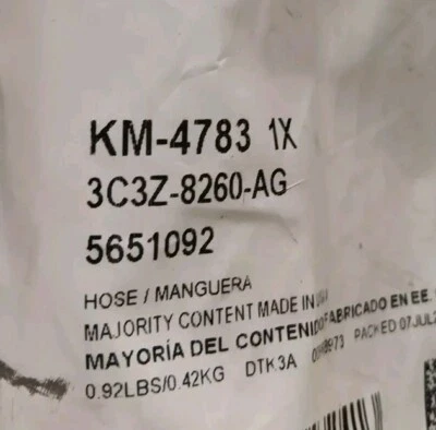 NUEVO OEM Genuino Ford Super Duty Radiador Manguera Superior 3C3Z-8260-AG ¡ENVÍO GRATUITO!! Foto 1 de 3