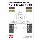RYEFIELD RM5077 1/35 1/35 SCALE WORKABLE TRACK LINKSKV-1 Model 1942