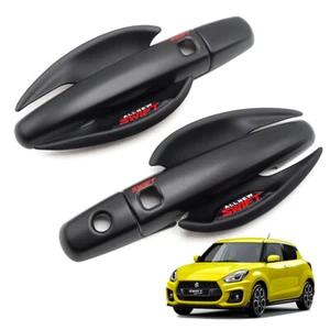 For Suzuki Swift Hatchback Top 2018 20 Set Matte Red Front Handle Bowl Cover - Picture 1 of 9