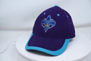New Orleans Hornets NWT!! Embroidered Logo Purple NBA Elevation Strapback Hat - Picture 1 of 22