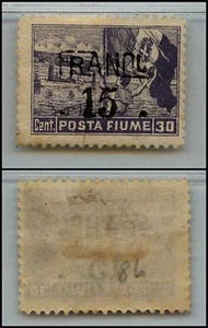 FIUME - 1919 - 30 cent Posta Fiume soprastampa FRANCO 15 (D78) - MH - Picture 1 of 1