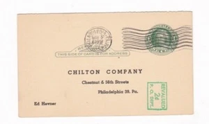 1953 MORESVILLE, IND. DORSETTS GARAGE CHILTON AUTOMOBIL POSTKARTE NEU BEWERTET - Bild 1 von 2