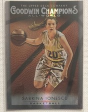 2021 Upper Deck Goodwin Champions Sabrina Ionescu All-World Silver Insert Card 7