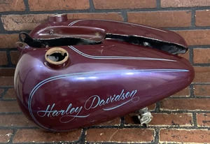 Harley-Davidson Split Gas Tank for 1936 - 1984 Big Twin HD OEM - Picture 1 of 24